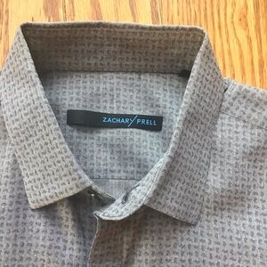 High End Zachary Prell Long Sleeve Print Shirt
